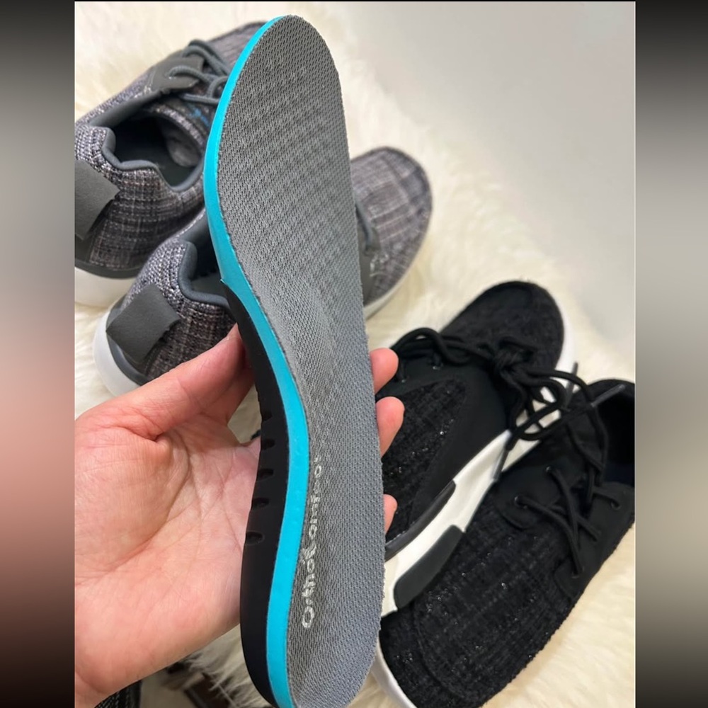 Orthocomfoot Women's Gray Sneakers - Picture 5 of 7